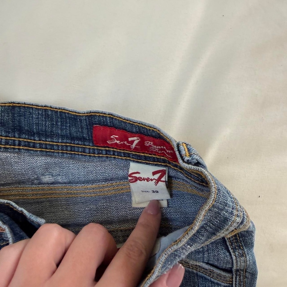 Low Rise Flare Jeans - Picture 2 of 5